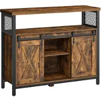 Vasagle Sideboard Küchenschrank, mit 2 Schiebetüren, verstellbare Ablagen
