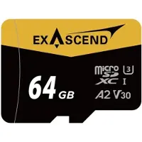 EXASCEND Microsd Uhs-i V30 Catalyst 64gb (con Adaptador A Sd) Speicherkarte