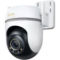 Tapo TC43(EU) V2, IP-Sicherheitskamera, Innen & Außen, Verkabelt & Kabellos, Amazon Alexa & Google Assistant, Decke/Wand/Stange, Schwarz, Weiß