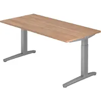 Hjh OFFICE PRO XTRA XB 16 SS - 160 x 80 Nussbaum höhenverstellbar