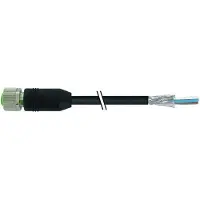 Murr Elektronik M12 Bu. ger. geschirmt mit freiem Ltg.-ende PUR-OB 4x0.34 geschirmt UL, CSA+schleppk. 15m
