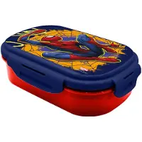 Kids Licensing Spiderman Marvel Brotdose + Besteck