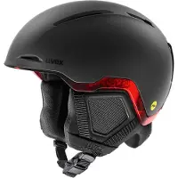 Uvex Monte Pro Mips black-red melt 59-63 cm