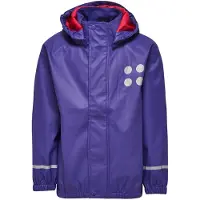 LEGO Wear Mädchen JAMAICA 101 - Regenjacke, Gr. 140, Violett (Dark Purple 690)