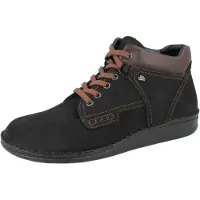 Finn Comfort Linz Damen Herren Schnürschuhe knöchelhoch schwarz Nubukleder - Größe: 45