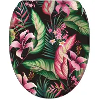 Sanilo WC-Sitz mit Absenkautomatik und Schnellverschluss Bali, Toilettendeckel direkt vom Hersteller, Klodeckel, Klobrille, WC Deckel, WC Brille