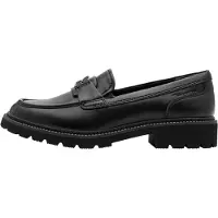 Tamaris Damen Slipper Synthetik, schwarz, 38 EU