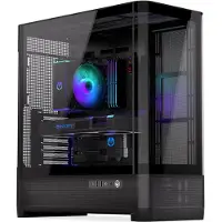 Endorfy Aquarius 8000 Flex, ATX Gaming-Gehäuse, Fishtank-Design, AIO für 420mm, USB C