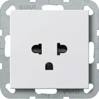 Gira 2840 27, Typ O, Weiß, 250 V, 16 A