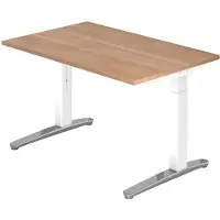 Hjh OFFICE PRO XTRA XB 12 WC - 120 x 80 Nussbaum höhenverstellbar