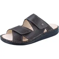 Finn Comfort Danzig Soft Herren Pantoletten braun Glattleder - Größe: 46