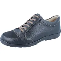 Finn Comfort Alamo Herren Schnürschuhe schwarz Leder - Größe: UK 8,5