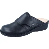 Finn Comfort Aussee Damen Clog schwarz Glattleder - Größe: 41