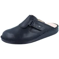 Finn Comfort Venedig Herren Damen Clog schwarz Glattleder - Größe: 43