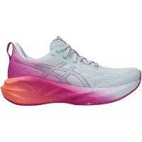 Asics Laufschuhe Novablast 5 Sunny Sizzle "Light Blue/Pink" für Damen
