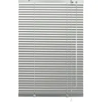 Gardinia Jalousie "Aluminium-Jalousie zum Klemmen" Gr. 3, silber (silberfarben), B:50cm H:130cm, Jalousien, Jalousie, Bestseller mit über 900 4,5-Sterne-Bewertungen, mit Klemmhalter, Topseller