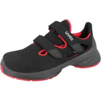 Uvex 1 G2 Sicherheitsschuh S1 Sandalen schwarz/pink 43 - 6848843 - schwarz/pink