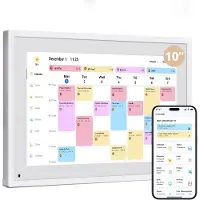 Dragon Touch 10,1 Zoll Digitaler Kalender - Elektronischer Wandkalender Familien