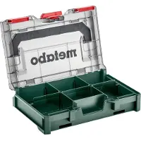 Metabo Organizer MetaBOX 63 XS aus ABS mit transparentem Deckel