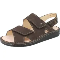 Finn Comfort Toro Soft Herren Sandale dunkelbraun Nubukleder - Größe: 45
