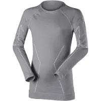 Falke Kinder Langarmshirt Wool-tech grey-heather (3757) 110-116