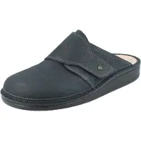 Finn Comfort Amalfi Herren Clog dunkelblau Nubukleder - Größe: 48