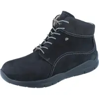 Finn Comfort FINNAMIC Enschede Damen Schnürschuhe knöchelhoch schwarz Nubukleder - Größe: UK 4,5