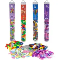 Plus plus Plus-Plus 7265 – Fantastisches Konstruktionsspielzeug, Farbmischung, Set bestehend aus 4 verschiedenen Sets