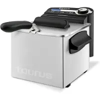 Taurus Professional 2 Plus, Fritteuse, 2 l, 0,6 kg, Einzelbild, Edelstahl, Drehregler