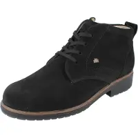 Finn Comfort Cranston Damen Schnürer knöchelhoch schwarz Nubukleder - Größe: UK 6