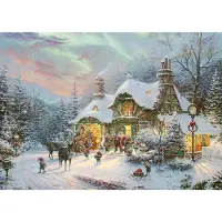 Schmidt Spiele 58793 Thomas Kinkade Studios Santa Puzzle, 1.000 Teile, 1000 Stück(e), Weihnachten, 12 Jahr(e)