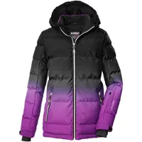 Killtec Mädchen Skijacke/Ski-Steppjacke mit Kapuze und Schneefang KSW 330 GRLS S