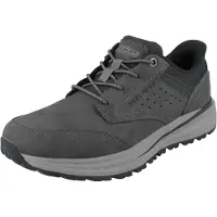 SKECHERS Slip-Ins Slade Ultra Herren Halbschuhe grau Textil - Größe: 43