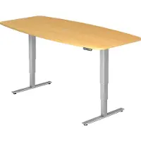 Hjh OFFICE PRO XDSM 22 S - Buche 220 x 103 elektrisch höhenverstellbar