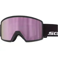 SCOTT - Skibrille - Neo Black AMP Lavender Chrome S3 - schwarz