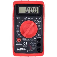 YATO YT-73080, LCD, Akku, 9V, 9 V, 126 mm, 70 mm