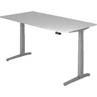 Hjh OFFICE PRO XBHM 2E SS - Grau 200 x 100 elektrisch höhenverstellbar
