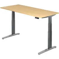 Hjh OFFICE PRO XBHM 19 GC - Ahorn 180 x 80 elektrisch höhenverstellbar