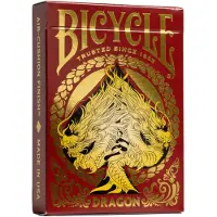 Cartamundi Bicycle Kartendeck - Red Dragon Kartenspiel Spielkarten Pokerkarten Single Deck