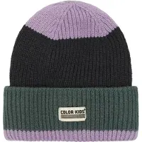 Color Kids Kinder Mütze Beanie W. Wool & Contrast