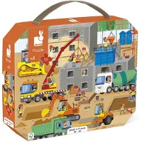 Janod Baukastenpuzzle 36 Stücke Mehrfarbig Kinder Mehrfarbig One Size