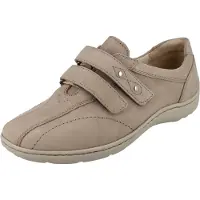 Waldlaufer Henni Damen Kletthalbschuhe beige Nubukleder - Größe: UK 4,5