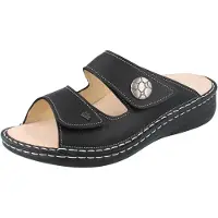 Finn Comfort Mellow Moorea Damen Pantolette schwarz Glattleder - Größe: 38