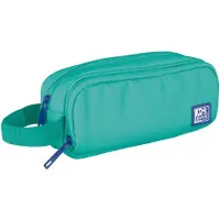 Oxford 400174119, Weiches Federmäppchen, Polyester, Mintfarbe, Einfarbig, Reißverschluss, Kind
