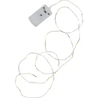 Best Season LED-Draht-Lichterkette "String" 12teilig LED w/w, 0,6m, Batterie, 726-46