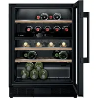 Bosch Serie 6 KUW21AHG0, Integriert, 44 Flasche(n), 60 W, G, Innenbeleuchtung, Schwarz