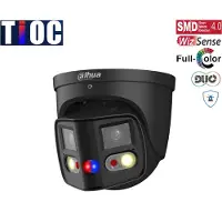 Dahua IPC-PDW3849-A180-E2-AS-PV-0280B-Black IP Eyeball Überwachungskamera 8MP 2X4MP WizSense Starlight