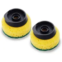 Joseph Joseph SinkTech Küchen-Schwamm Ersatzköpfe - 2er Pack, Kratzfreie Reinigu