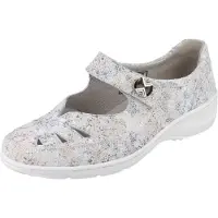Think WALDLÄUFER Kya Damen Ballerina multi Nubukleder - Größe: UK 6,5