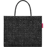 Reisenthel Schultertasche Daily Shopper Bouclé Black schwarz